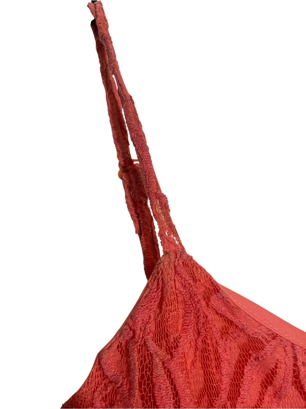 Wet Seal Coral Lace Mini Dress - Picture 4 of 5